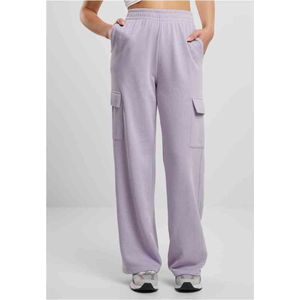 Urban Classics - Baggy Light Terry Dames joggingbroek - L - Lila