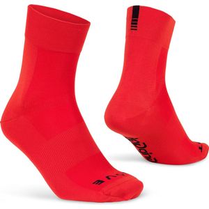 GripGrab - Lightweight SL Performance Zomer Fietssokken 1 Paar Coolmax Wielersport Sokken Regular Cut - Rood - Unisex - Maat S (38-41)