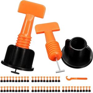 Prestara Tegel Levelling Systeem | Set Nivelleersysteem Tegelzetten | 50 Stuks