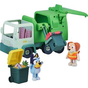 BLUEY - Vuilniswagen met 2 Speelfiguren - Speelset