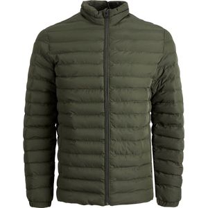 Jack & Jones - Heren Jas zomer JJerecycle Puffer Collar - Groen - Maat L