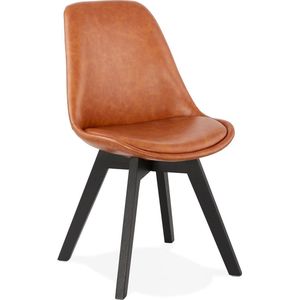 Alterego - NIAGARA - Design stoel - Bruin - 56x48x82 cm