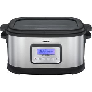 Melissa Sous Vide - Waterbak 6L - Slowcooker 520W - 16310170 - Zwart RVS