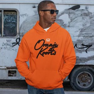 Oranje EK WK Koningsdag Hoodie Oranjekoorts Premium (MAAT XXL - UNISEKS FIT) | Oranje kleding / truien | WK & EK Feestkleding