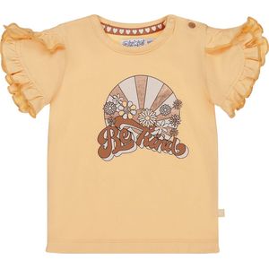 Dirkje R-GROOVY GIRL Meisjes T-shirt - Faded orange - Maat 98