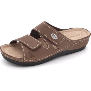 Marco Tozzi Dames Slipper - 27512-341 Taupe - Maat 40