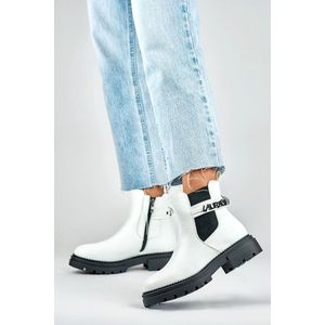 Witte Chelsea Boots