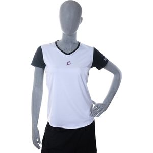 PUNTAZO Padel T-shirt Dames Sportshirt XXL paars Korte mouw