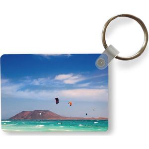 Sleutelhanger - Kitesurfen in Fuerteventura - Uitdeelcadeautjes - Plastic