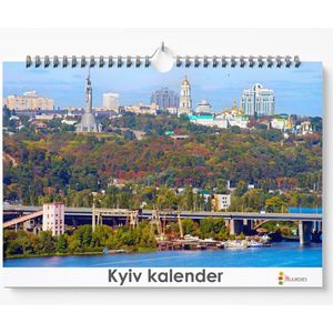 Kyiv kalender XL 42 x 29.7 cm | Verjaardagskalender Kyiv | Verjaardagskalender Volwassenen