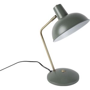 QAZQA milou - Moderne Bureaulamp - 1 lichts - H 350 mm - Groen - Woonkamers-sSlaapkamers-sKeuken
