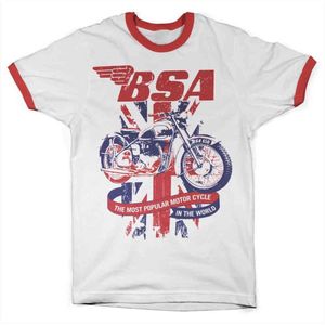 BSA Heren Tshirt -L- Union Jack Wit