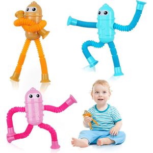 Telescopisch Zuigspeelgoed voor Kinderen - Sensorisch Fidget Speelgoed voor Creatieve Ontwikkeling