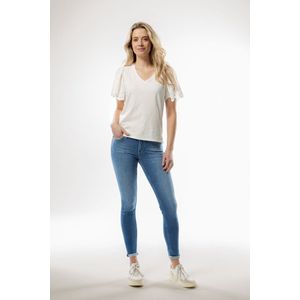 GARCIA Riva Dames Skinny Fit Jeans Blauw - Maat W28 X L32