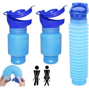 Draagbaar krimpbaar urinoir - 750 ml, herbruikbaar en ideaal voor noodgevallen