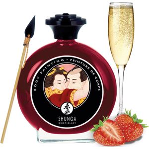 Shunga - Eetbare Bodypaint - Strawberry Wine