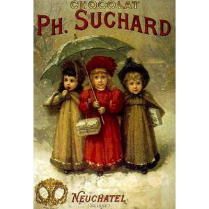 Mucha - Chocolats Ph. Suchard (1000 stukjes, kunst puzzel)