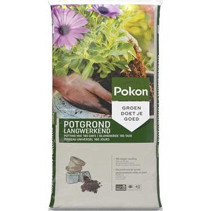 Pokon Potgrond Langwerkend - 40l - Universele potgrond