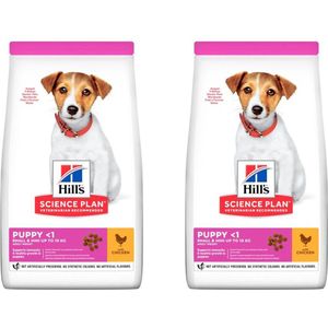 2x Hill's Science Plan Hondenvoer - Canine Puppy Small & Mini Chicken HONDENVOER 6kg