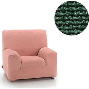 Belmarti® Fauteuilhoes Milan 70cm tot 110cm breed Groen - Premium bi-stretch stof - horizontaal en verticaal rekbaar - antistatisch en ademend katoen
