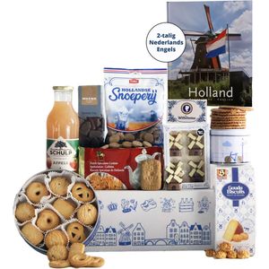 Cadeaupakket - Holland Pakket nr 12 - Pakket met boek ""Holland"" en diverse Hollandse lekkernijen