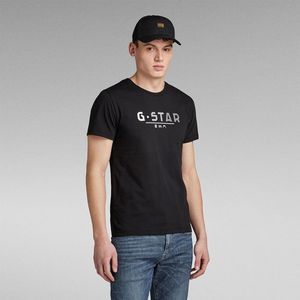 G-star Multi Logo T-shirt Met Korte Mouwen Zwart M Man