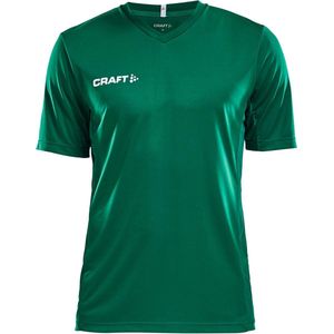 Craft Squad Jersey Solid SS Shirt Heren Sportshirt - Maat XL  - Mannen - groen/wit
