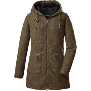 Killtec dames vest - Dames vest lang - 39009 - camel gemeleerd - maat 40