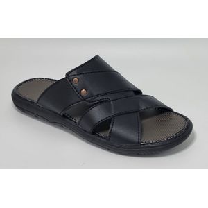 Walking - Heren Slippers - Slippers voor Heren - Licht Gewicht Heren Slippers - Slippers met een Zacht Voetbed - Zwart – Maat 40