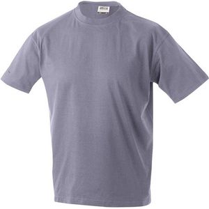 James and Nicholson Unisex Zware Ronde Tee (Lila)