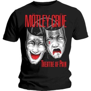 Motley Crue Heren Tshirt -M- Theatre Of Pain Cry Zwart