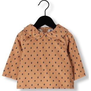 Petit Bateau Blouse Ml Unisex - Jurken - Kleedje - Perzik - Maat 86