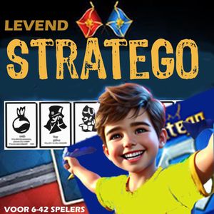 Levend Stratego - Actiespel - Spannend om buiten te spelen! - 7-99 jaar