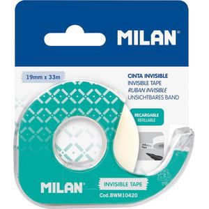 Plakband Milan Transparant 33 m Groen PVC