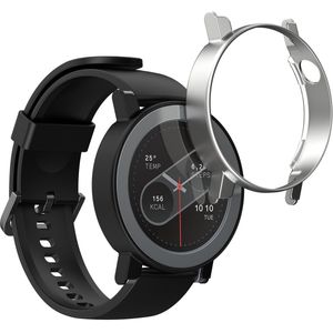 kwmobile Cases Compatible with CMF by Nothing Watch Pro 2 (D398) - Set of 2 Fitness Tracker Screen Protectors - Black / Silver