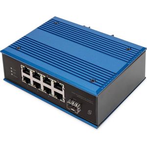 Equivera Netwerkswitch - 10-poorts Gigabit - Industrie