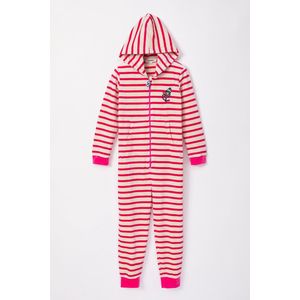 Woody onesie meisjes - kalkoen - fuchsia - 232-10-ONE-V/927 - maat 164