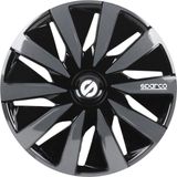 Sparco Wieldoppen Lazio - 16 inch - Zwart/Grijs