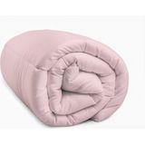 Sleeptime All-in one Omkeerbare Dekbed - Dekbed zonder Overtrek - 240x200 - Creme/Roze