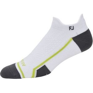 Footjoy Heren Golfsokken Tech D.R.Y. Roll Tab Wit Kort 41-46