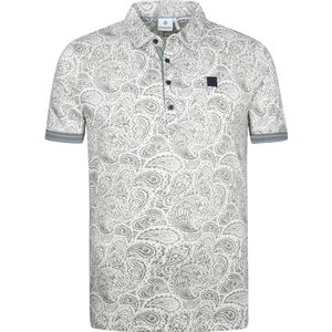 Blue Industry M25 Polo Paisley Groen - Maat XL - Heren