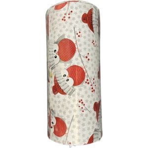 Inpakpapier Kerst Uilen  Xmas- Breedte 30 cm - 100m lang