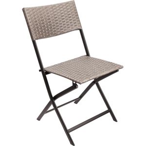 Weerbestendige Tuinstoel van Polyrotan - Inklapbare Balkonstoel voor Tuin, Terras en Camping - Comfortabel en Duurzaam