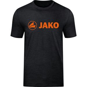 Jako - T-shirt Promo - Zwart Oranje T-shirt Dames-38