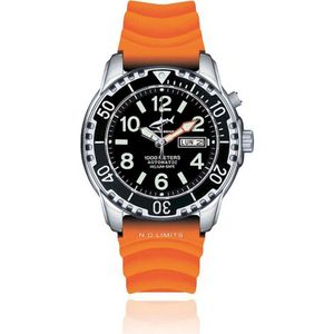 Chris Benz Dames, Heren, Unisexhorloge CB-1000A-S-KBO automatisch, duikershorloge