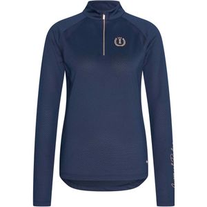 Imperial Riding - Tech top Longsleeve Speed Up - Navy - Maat XS