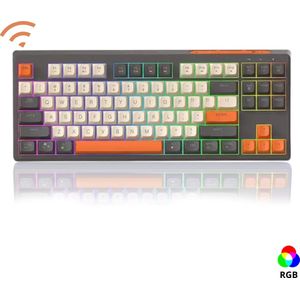 Gizmo - Wireless Gaming Keyboard - Mechanisch Toetsenbord Draadloos - Red Switches - RGB - Bluetooth/Usb Draadloos