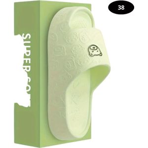 Bovista Badslippers Dames & Heren - Comfortabel - Flip Flops - Sauna - Zomer - Groen - Maat 41