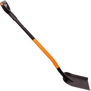 Zandschep lengte 124 cm koolstofstaal D-greep stalen steel EU gemaakt bouw tuinwerkzaamheden