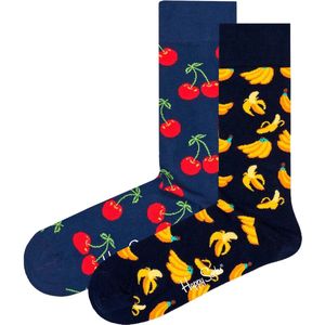 Happy Socks 2paar sokken - Heren & Dames - Maat 36-40 - Grote stippen